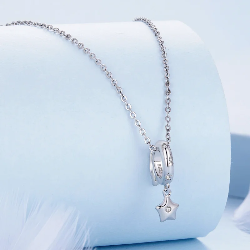 (afbeelding voor) Pandora-stijl Ster Universele Gesp Spacer - BSC889 - Bekijken 2