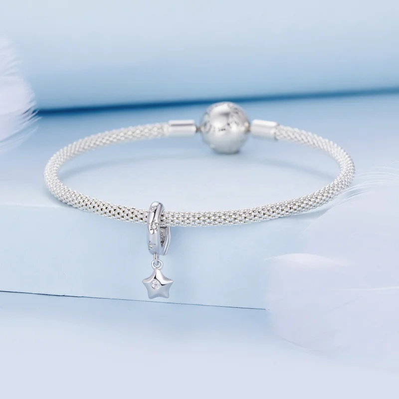 (afbeelding voor) Pandora-stijl Ster Universele Gesp Spacer - BSC889 - Bekijken 3