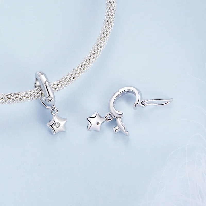 (afbeelding voor) Pandora-stijl Ster Universele Gesp Spacer - BSC889 - Bekijken 4