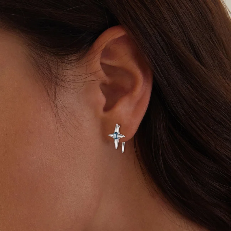 (afbeelding voor) Pandora Stijl Sterren Studs Oorbellen - BSE915 - Bekijken 5