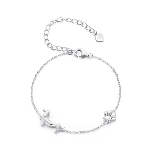 Pandora-stijl Teckel Ketting Armband - SCB262 (afbeelding voor) Pandora-stijl Teckel Ketting Armband - SCB262