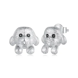 (afbeelding voor) Pandora Stijl Teddy Studs Oorbellen - SCE1631