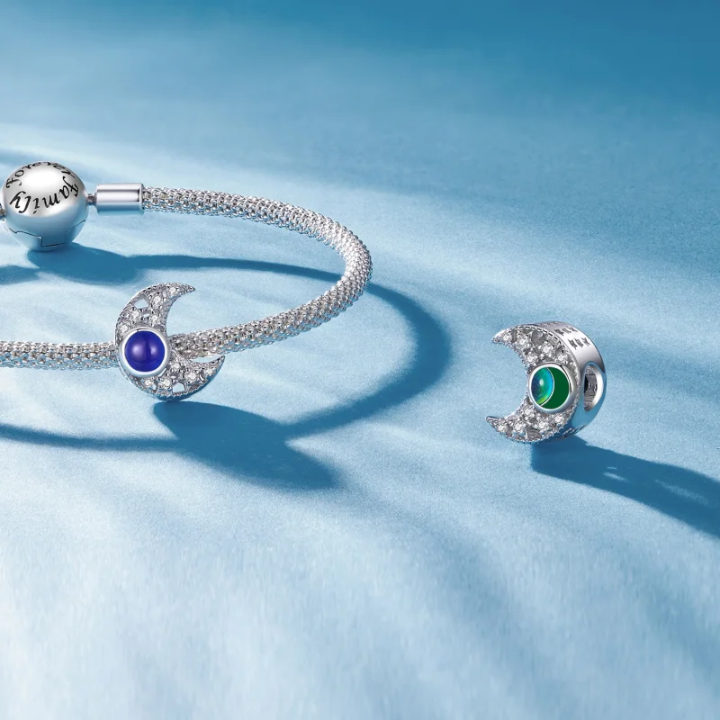 (afbeelding voor) Pandora-stijl Thermosmell Moon bedel - BSC902 - Bekijken 5