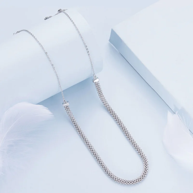 (afbeelding voor) Pandora Stijl Track Ketting - BSA003 - Bekijken 2