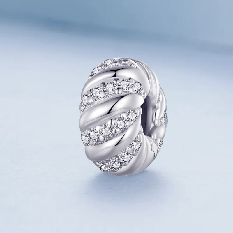 (afbeelding voor) Pandora-stijl Twist Siliconen Spacer - BSC905 - Bekijken 2