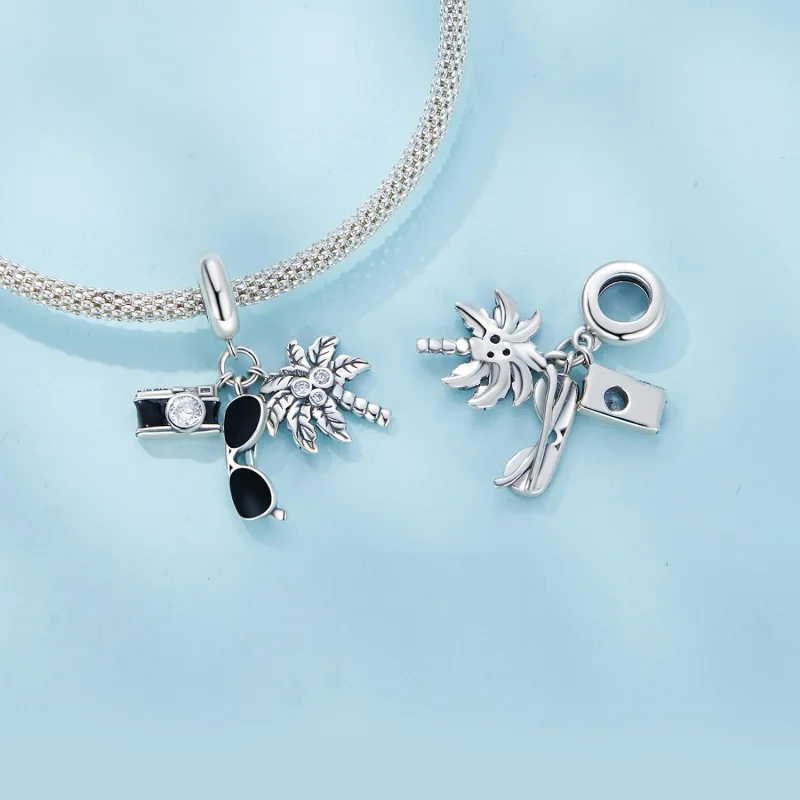 (afbeelding voor) Pandora Stijl Vakantie Hanger - SCC2557 - Bekijken 4