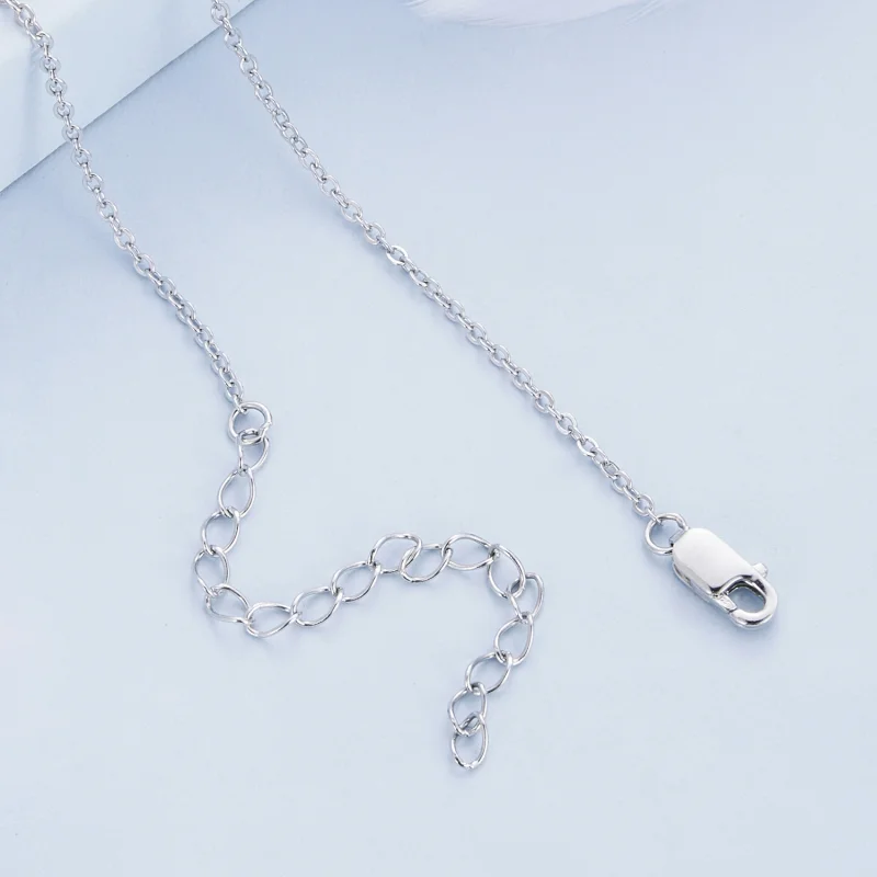 (afbeelding voor) Pandora Stijl Veer Ketting - BSN346 - Bekijken 4