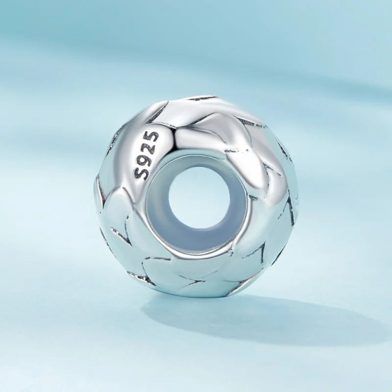 (afbeelding voor) Pandora-stijl veren siliconen tussenkraal - SCC2564 - Bekijken 3