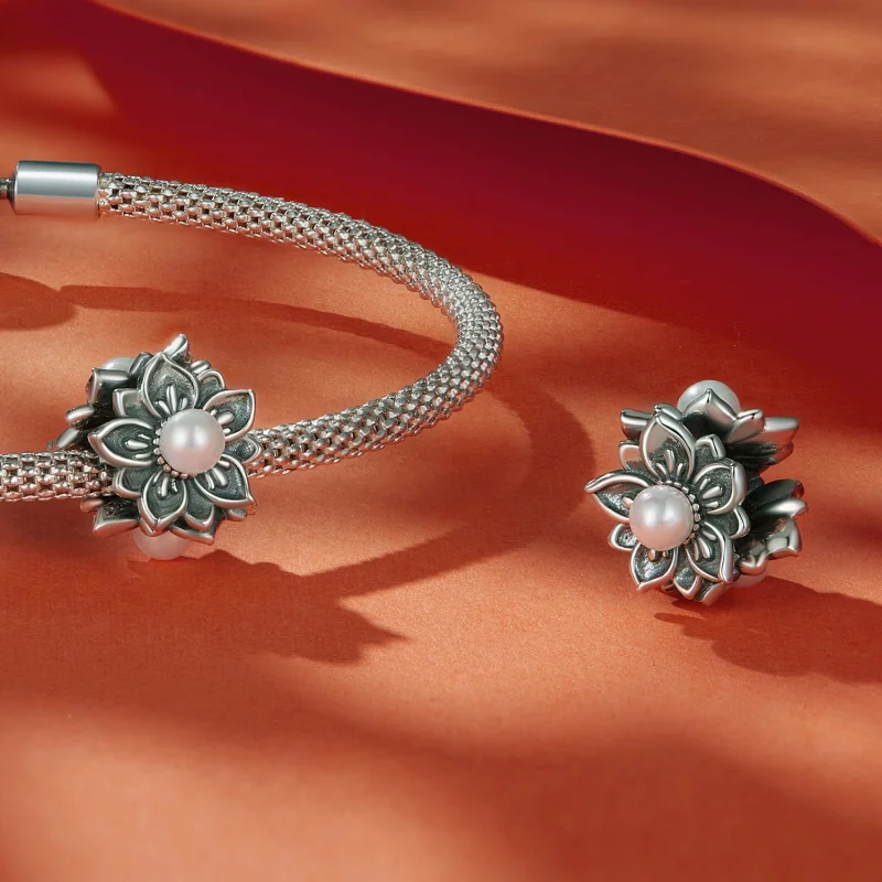 (afbeelding voor) Pandora Stijl Vintage Wijngaard Bedel - SCC2611 - Bekijken 4