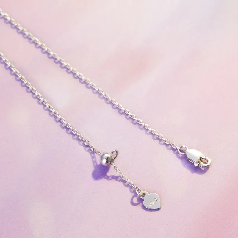 (afbeelding voor) Pandora Stijl Viooltjes Stretch Ketting - BSN336 - Bekijken 4