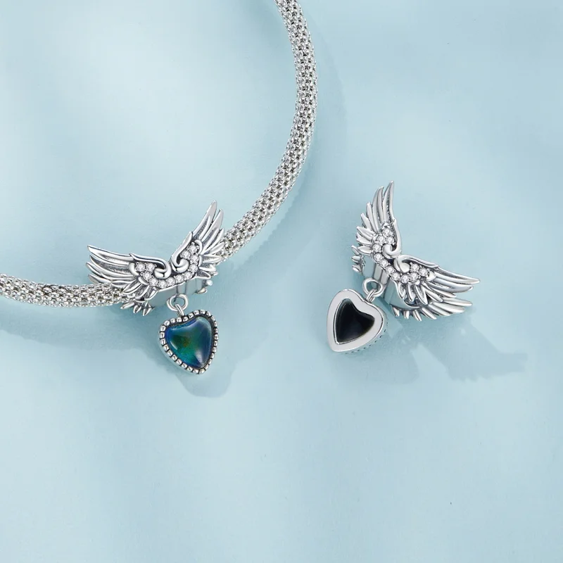 (afbeelding voor) Pandora Stijl Vleugels Guardian Emotionele Steen Bedel - SCC2581 - Bekijken 7