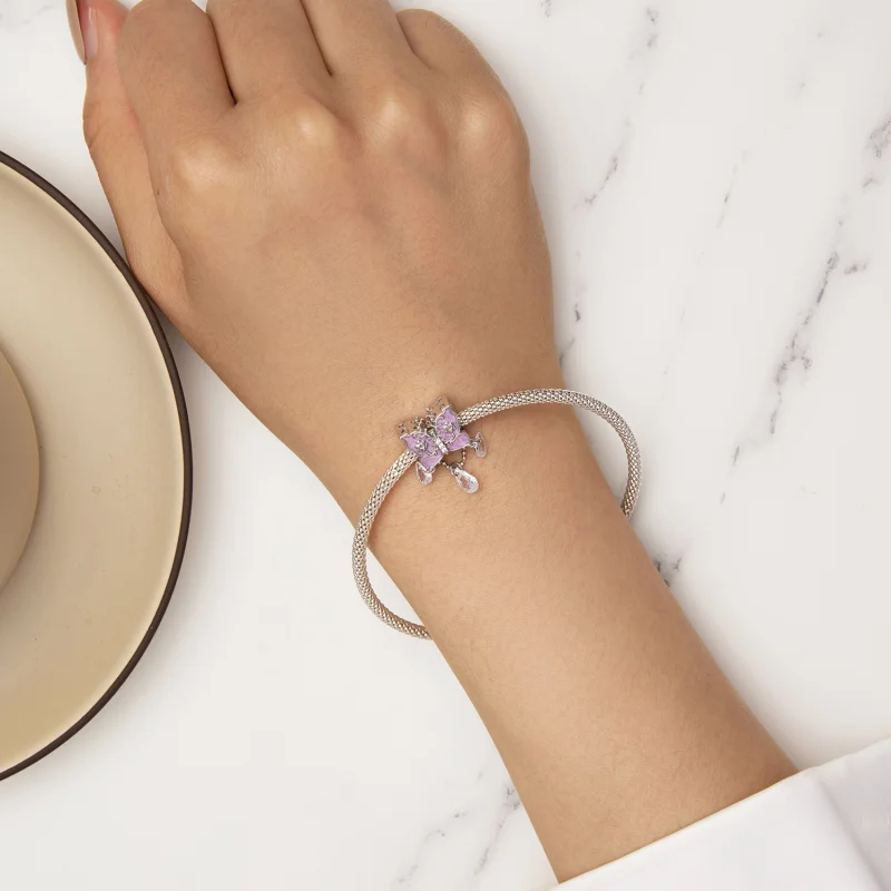 (afbeelding voor) Pandora Stijl Vlinder Bedel - SCC2543 - Bekijken 6