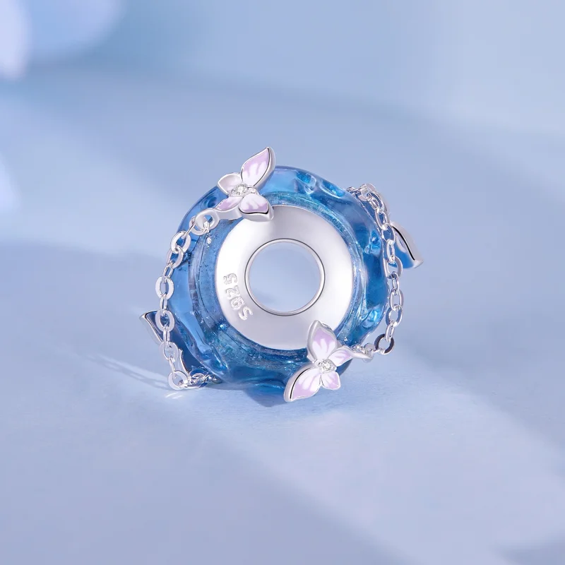 (afbeelding voor) Pandora Stijl Vlinder Kwast Bedel - SCC2461 - Bekijken 3