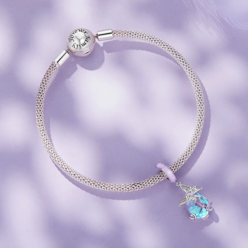 (afbeelding voor) Pandora-stijl vlinderbedel - SCC2546 - Bekijken 3