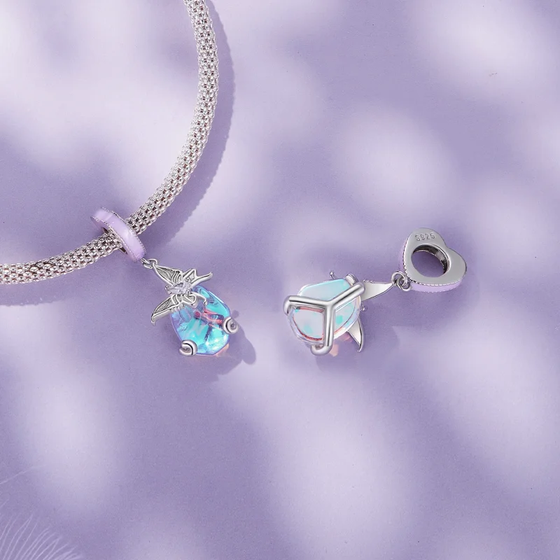 (afbeelding voor) Pandora-stijl vlinderbedel - SCC2546 - Bekijken 4