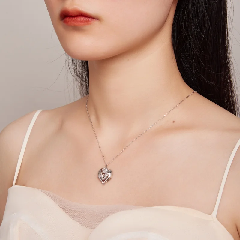 (afbeelding voor) Pandora Stijl Voetafdruk Ketting - SCN497 - Bekijken 7