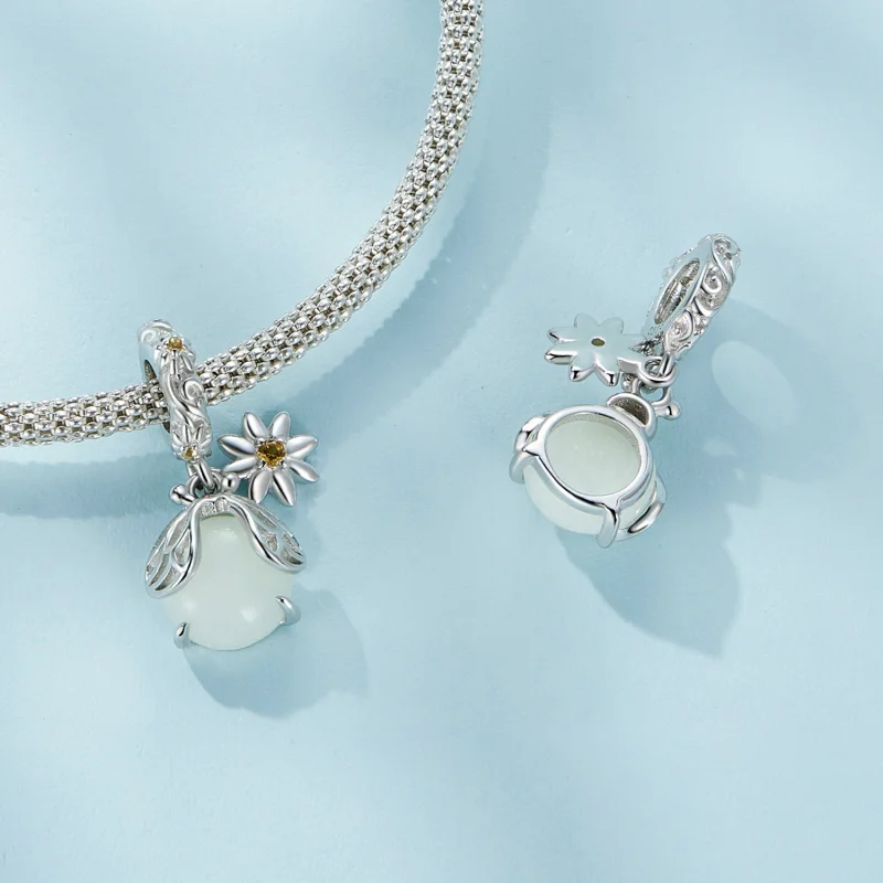 (afbeelding voor) Pandora Stijl Vuurvlieg Lichtgevende Hanger - SCC2615 - Bekijken 4