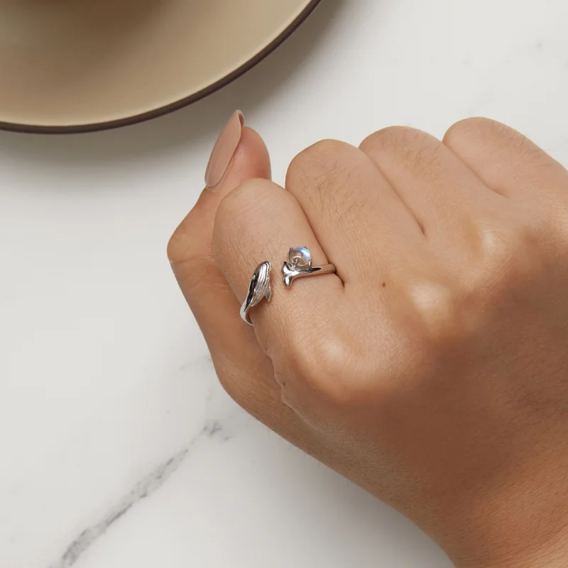(afbeelding voor) Pandora Stijl Walvis Open Ring - BSR473-E - Bekijken 6