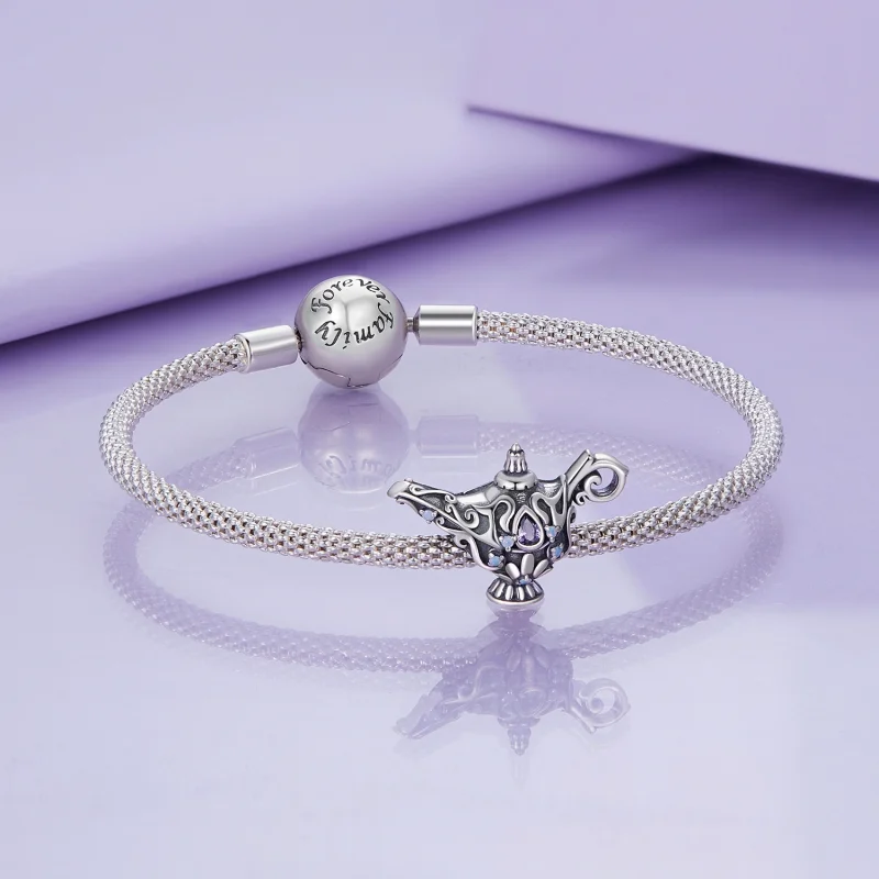 (afbeelding voor) Pandora Stijl Wensende Magische Lamp Bedel - BSC893 - Bekijken 5