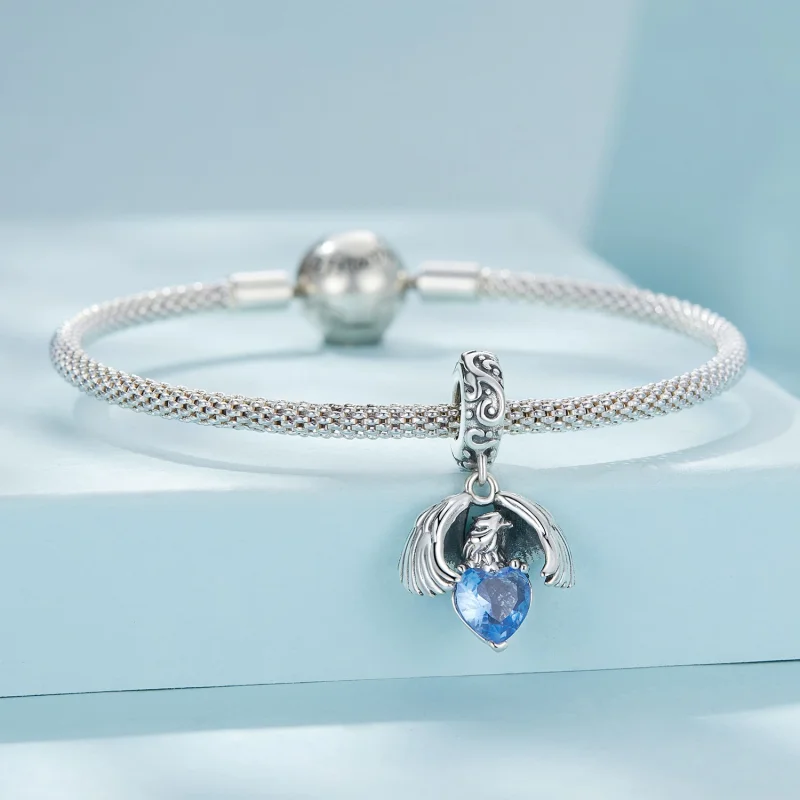 (afbeelding voor) Pandora Stijl Witte Adelaar Bedel - SCC2636 - Bekijken 3