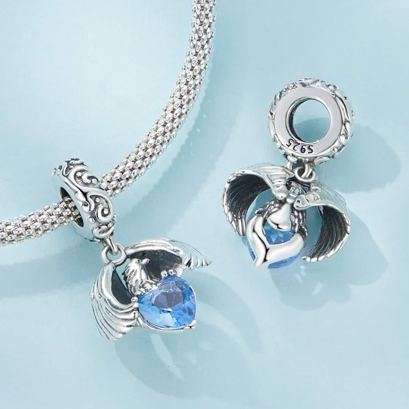 (afbeelding voor) Pandora Stijl Witte Adelaar Bedel - SCC2636 - Bekijken 4