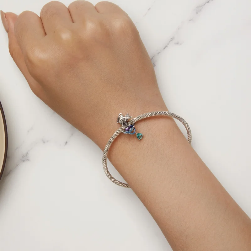 (afbeelding voor) Pandora-stijl Zeemeermin Ankerbedel - BSC903 - Bekijken 5