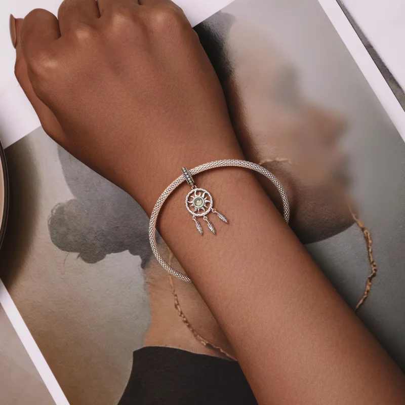 (afbeelding voor) Pandora-stijl Zon Dromenvanger Hanger - SCC2593 - Bekijken 5