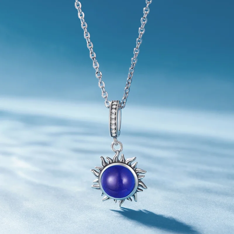 (afbeelding voor) Pandora-stijl Zon Humeursteen Hanger - SCC2005-CF - Bekijken 2