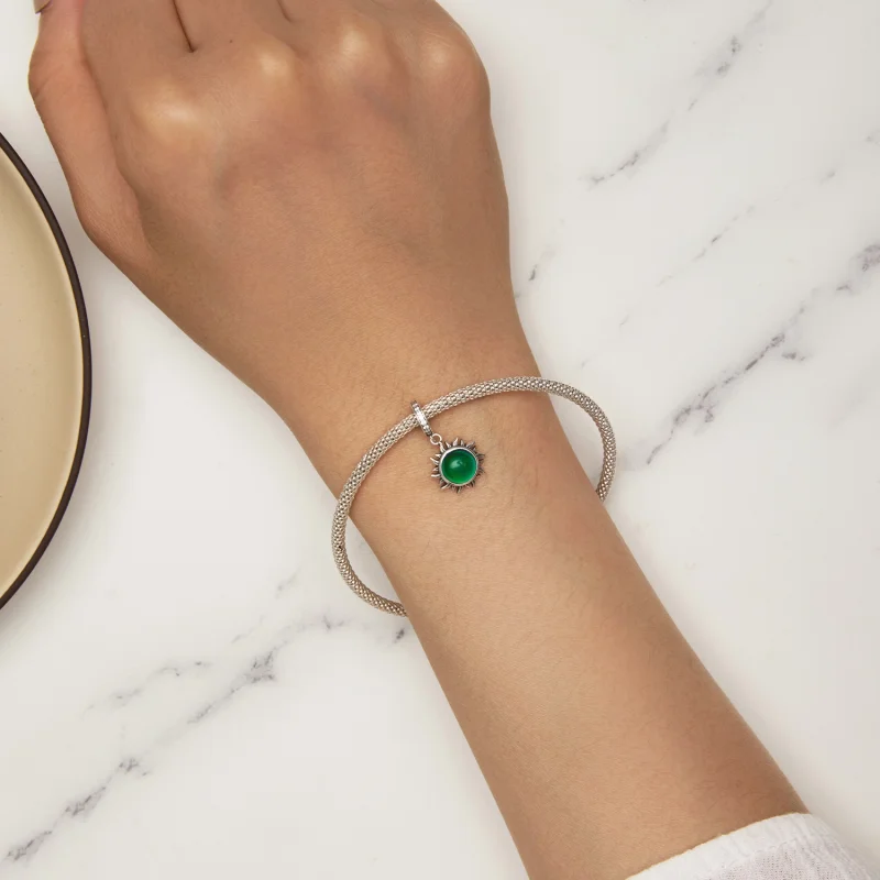 (afbeelding voor) Pandora-stijl Zon Humeursteen Hanger - SCC2005-CF - Bekijken 6