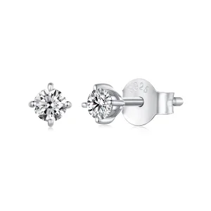 Pandora Stijl 0.1Ct Moissanite Studs Oorbellen (Twee Certificaten) - MSE038 (afbeelding voor) Pandora Stijl 0.1Ct Moissanite Studs Oorbellen (Twee Certificaten) - MSE038