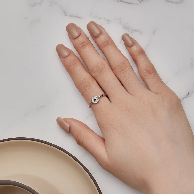 (afbeelding voor) Pandora Stijl Anker Kompas Open Ring - SCR935 - Bekijken 3