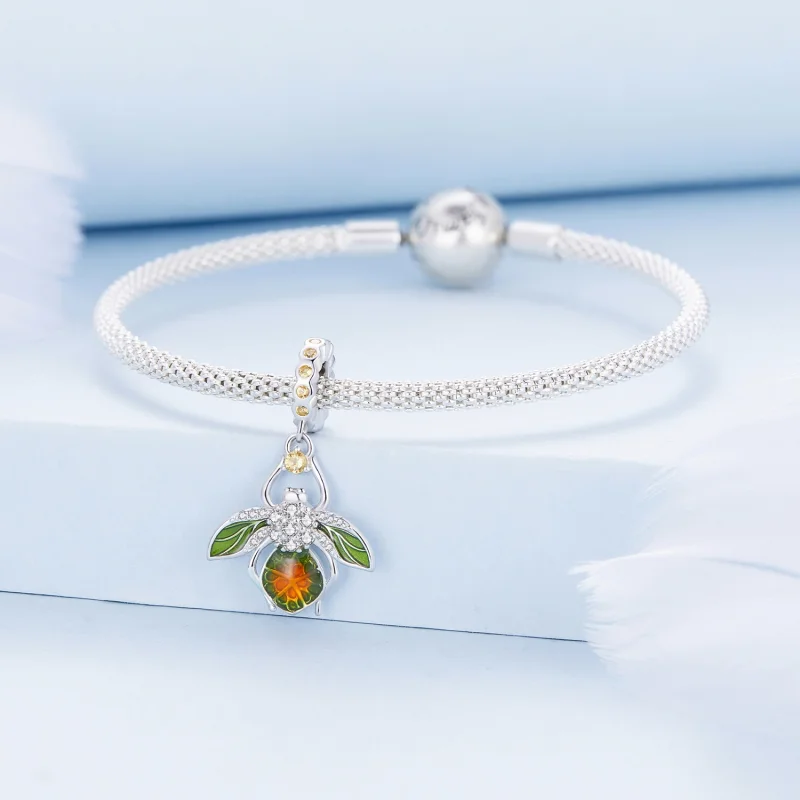 (afbeelding voor) Pandora Stijl Citroen Bij Hanger Bedel - BSC882 - Bekijken 3