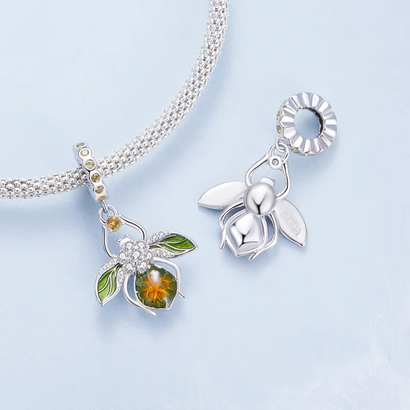 (afbeelding voor) Pandora Stijl Citroen Bij Hanger Bedel - BSC882 - Bekijken 4