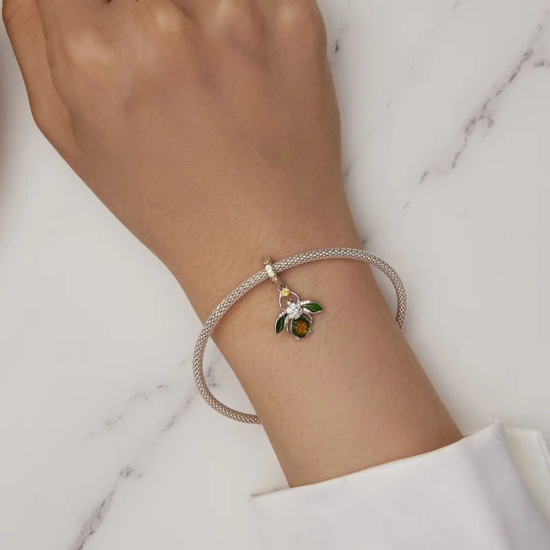 (afbeelding voor) Pandora Stijl Citroen Bij Hanger Bedel - BSC882 - Bekijken 5