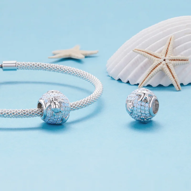 (afbeelding voor) Pandora-stijl De Onderwaterwereld Bedel - BSC868 - Bekijken 4