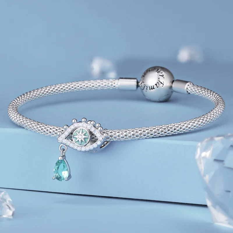 (afbeelding voor) Pandora-stijl Duivelsoogbedel - BSC856 - Bekijken 3