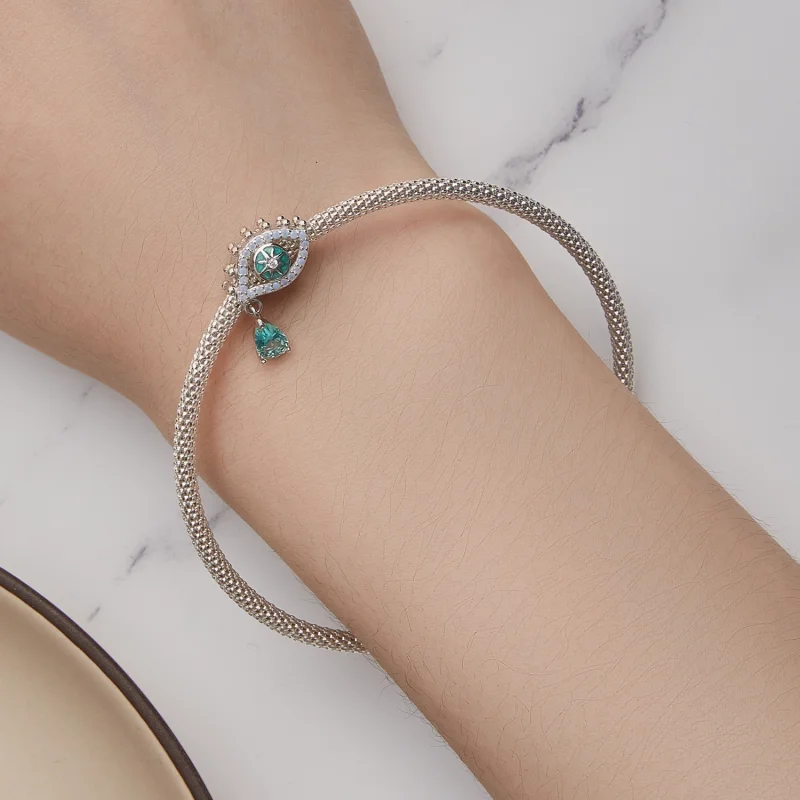 (afbeelding voor) Pandora-stijl Duivelsoogbedel - BSC856 - Bekijken 5