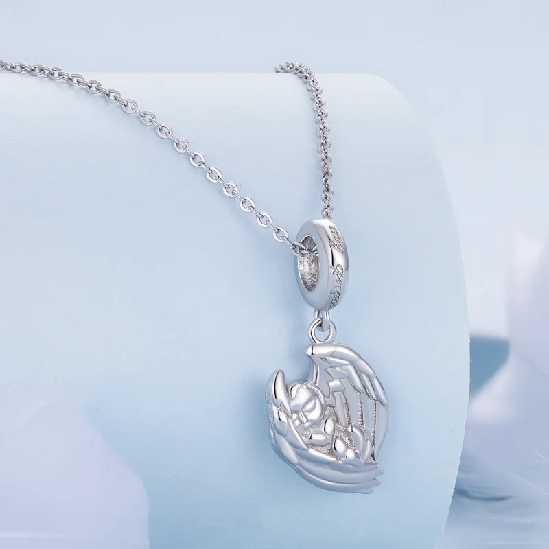 (afbeelding voor) Pandora-stijl Engel Baby Hanger Bedel - BSC851 - Bekijken 2