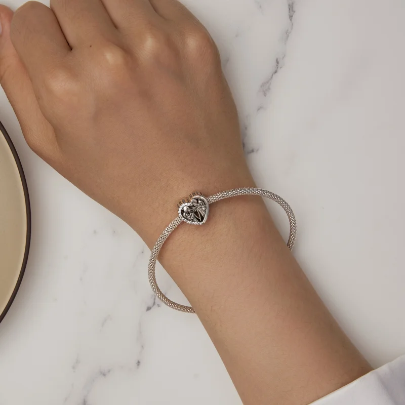 (afbeelding voor) Pandora Stijl Familiebedel - SCC2514 - Bekijken 6