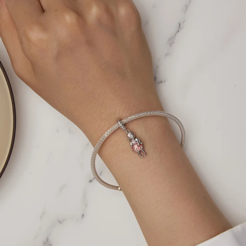 (afbeelding voor) Pandora-stijl Hangerbedel voor Kleine Meisje - BSC878 - Bekijken 5