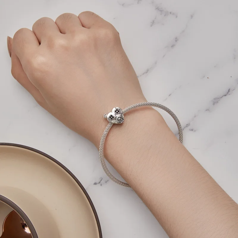 (afbeelding voor) Pandora Stijl Huisbedel in de vorm van een Hart - BSC871 - Bekijken 6