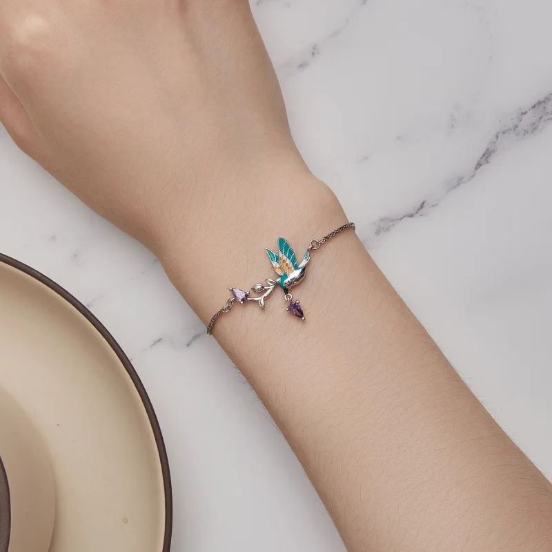 (afbeelding voor) Pandora Stijl IJsvogel Armband - BSB126 - Bekijken 6