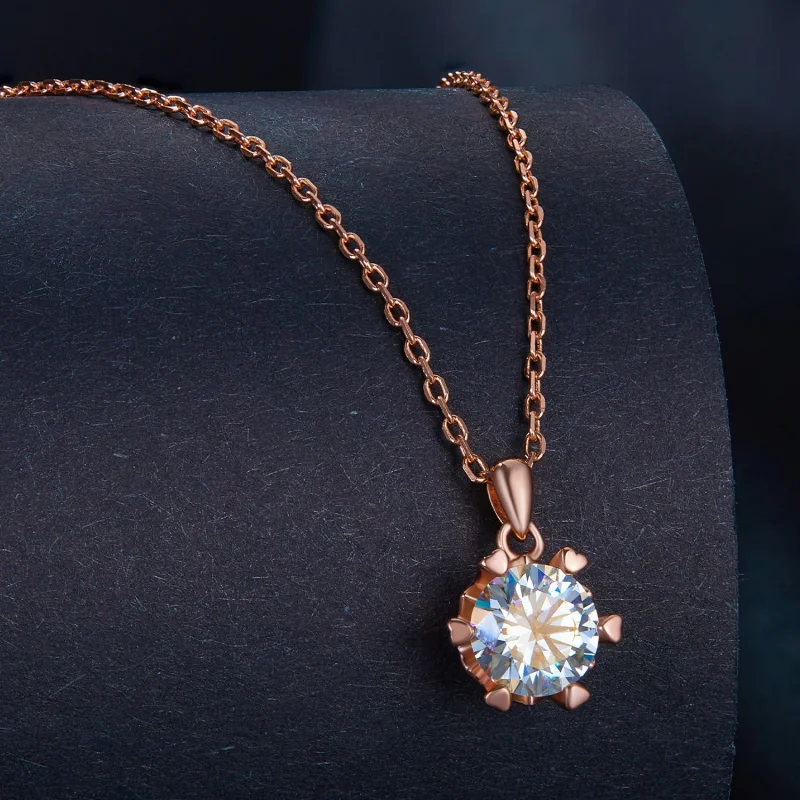 (afbeelding voor) Pandora Stijl Ketting met Luxe Moissanite - MSN006-C - Bekijken 2
