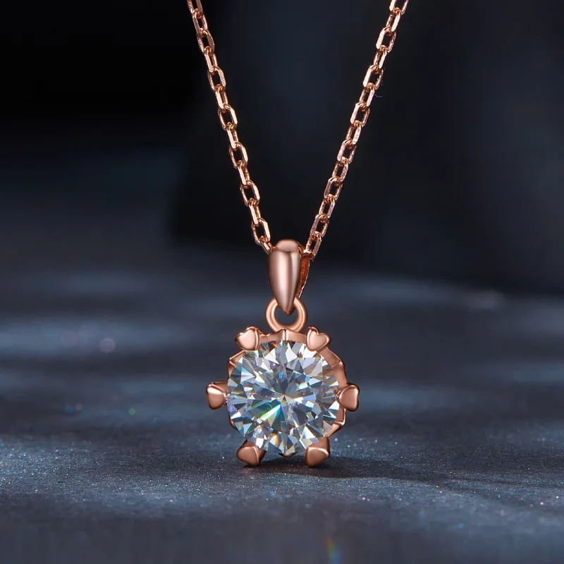 (afbeelding voor) Pandora Stijl Ketting met Luxe Moissanite - MSN006-C - Bekijken 3
