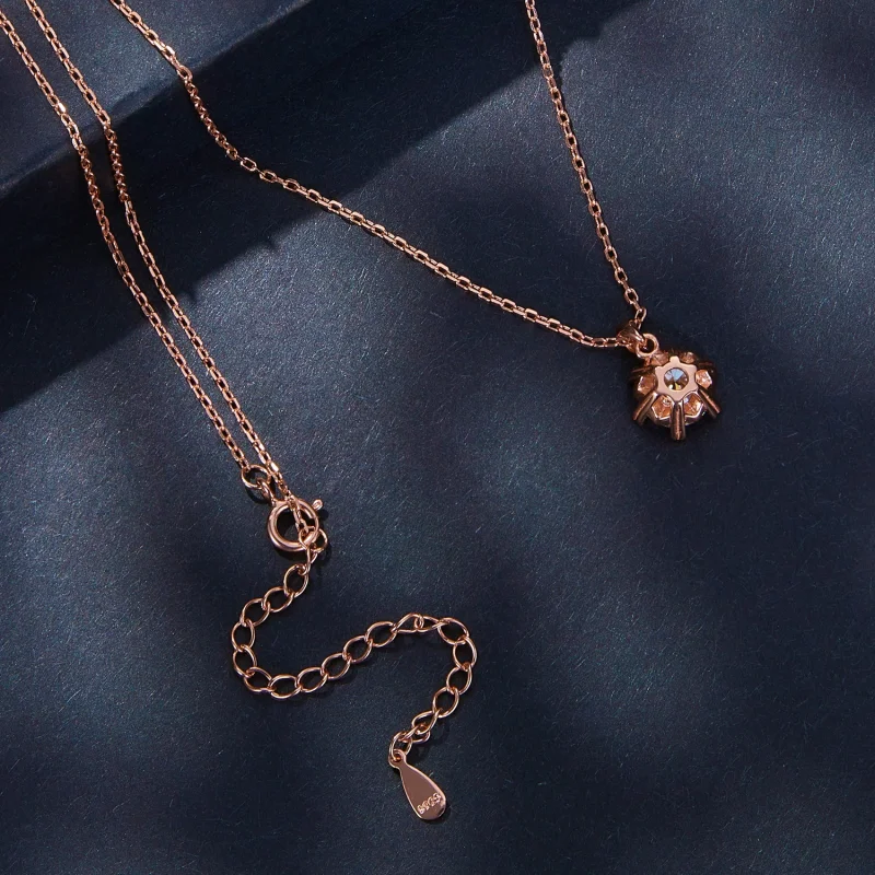 (afbeelding voor) Pandora Stijl Ketting met Luxe Moissanite - MSN006-C - Bekijken 4