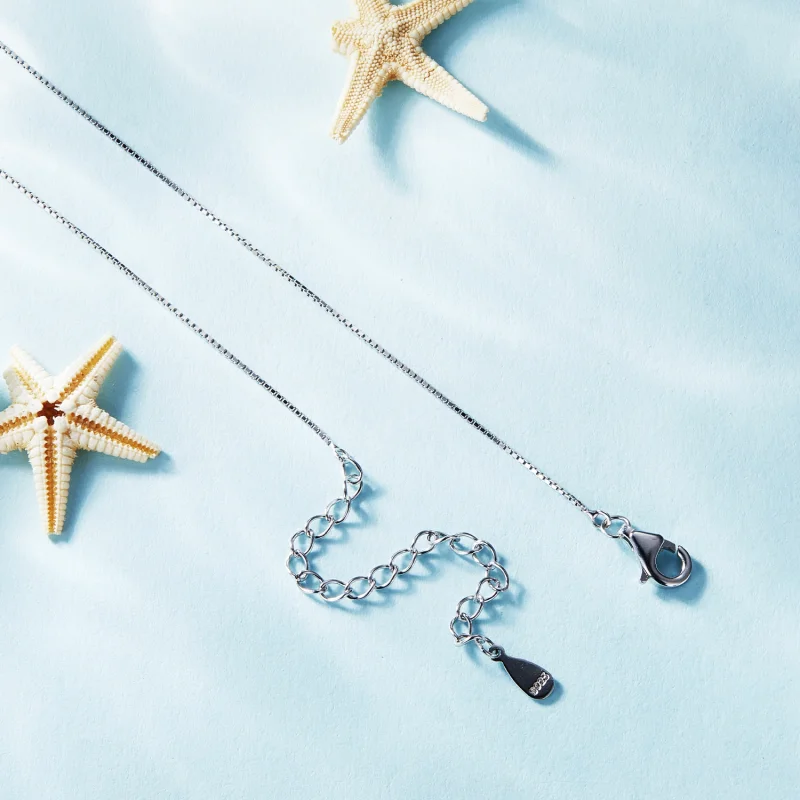 (afbeelding voor) Pandora-stijl ketting met zeepaardje - BSN332 - Bekijken 5