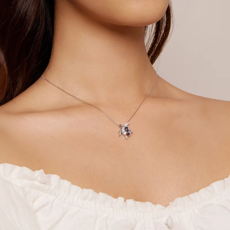 (afbeelding voor) Pandora-stijl ketting met zeeschildpad - BSN331 - Bekijken 6