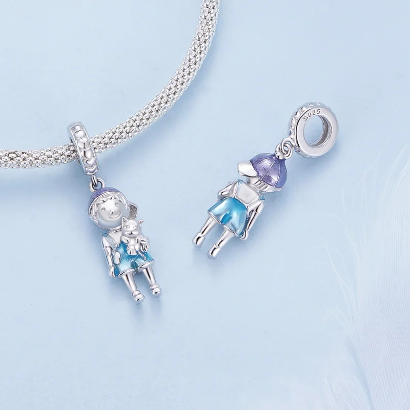 (afbeelding voor) Pandora Stijl Kleine Jongen Hanger Bedel - BSC877 - Bekijken 4