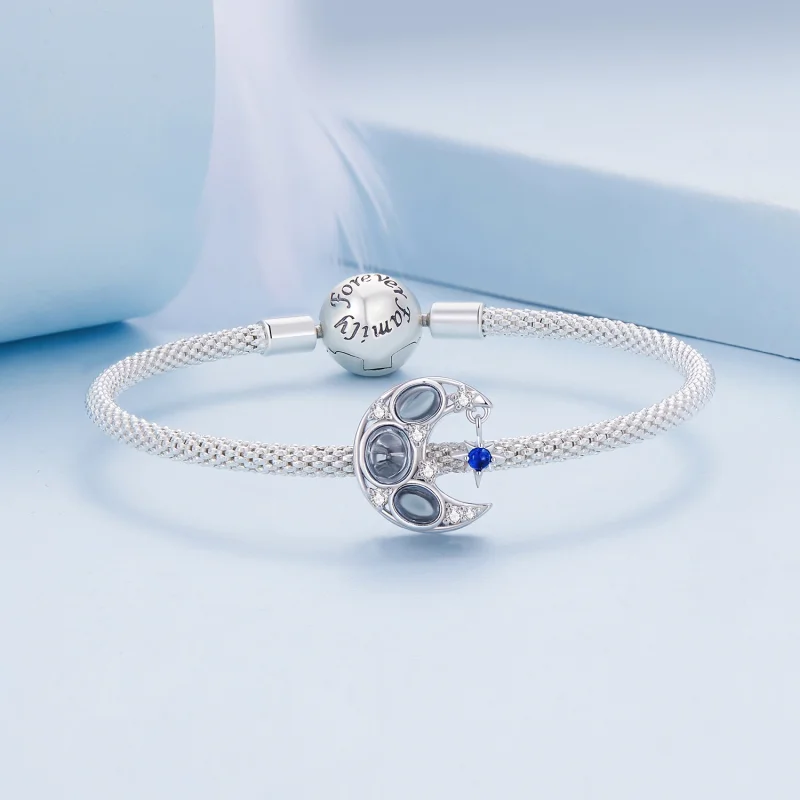 (afbeelding voor) Pandora Stijl Maan Bedel - BSC872 - Bekijken 5