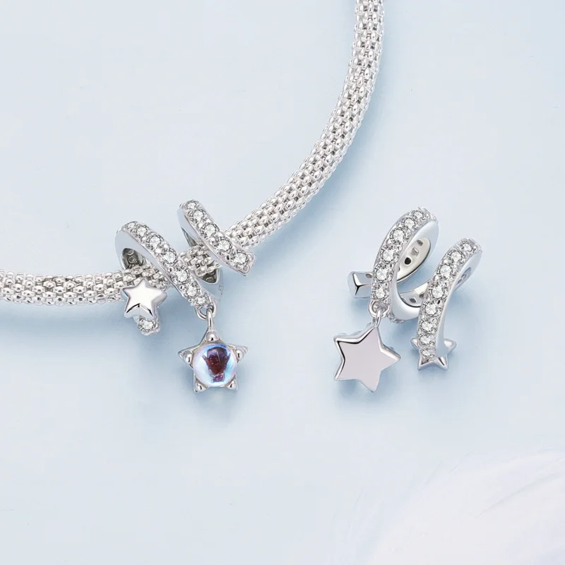 (afbeelding voor) Pandora-stijl Meteorenregen Bedel - BSC861 - Bekijken 4